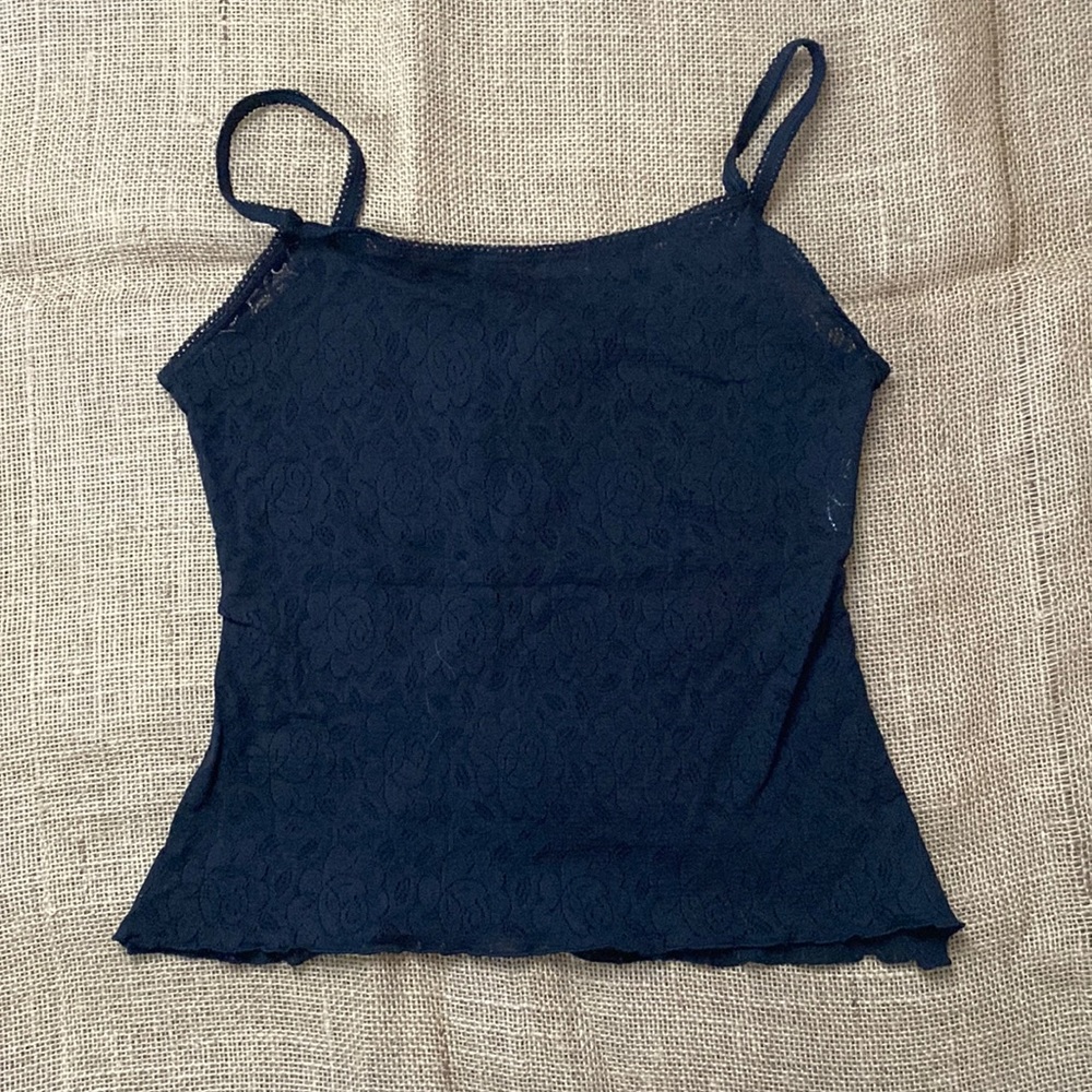 ‼️FINAL PRICE DROP‼️Vintage black lace camisole